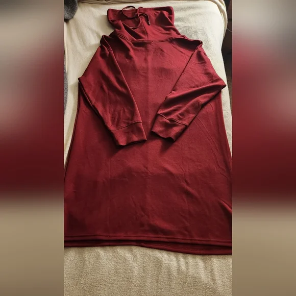 Cynthia Rowley Drawstring Cowl Neck Dress - Picture 6 of 6